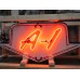 New Ford A-1 Animated Arrow Double-Sided Porcelain Neon Sign 6 FT W x 30"H